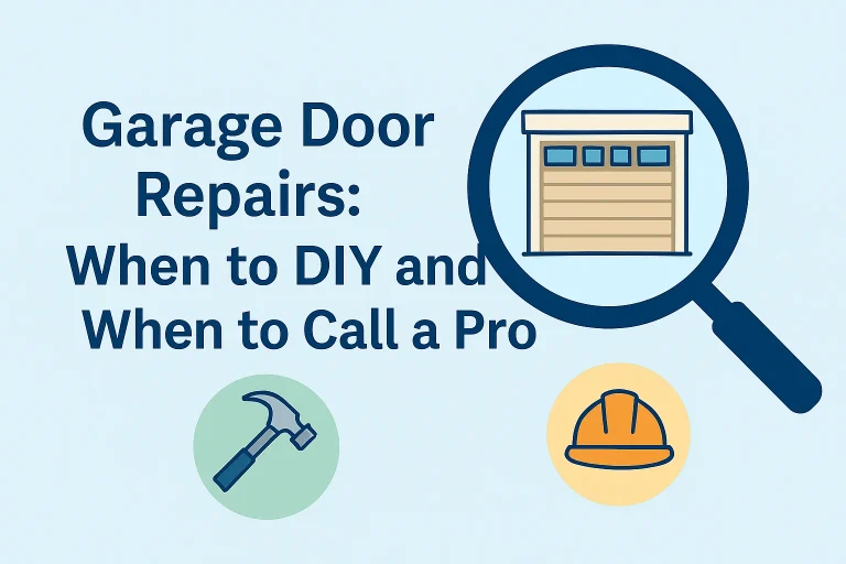 Garage Door Repairs DIY or Professional