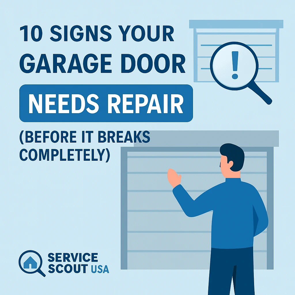 10 Signs Your Garage Door Needs Repair (Before It Breaks Completely)