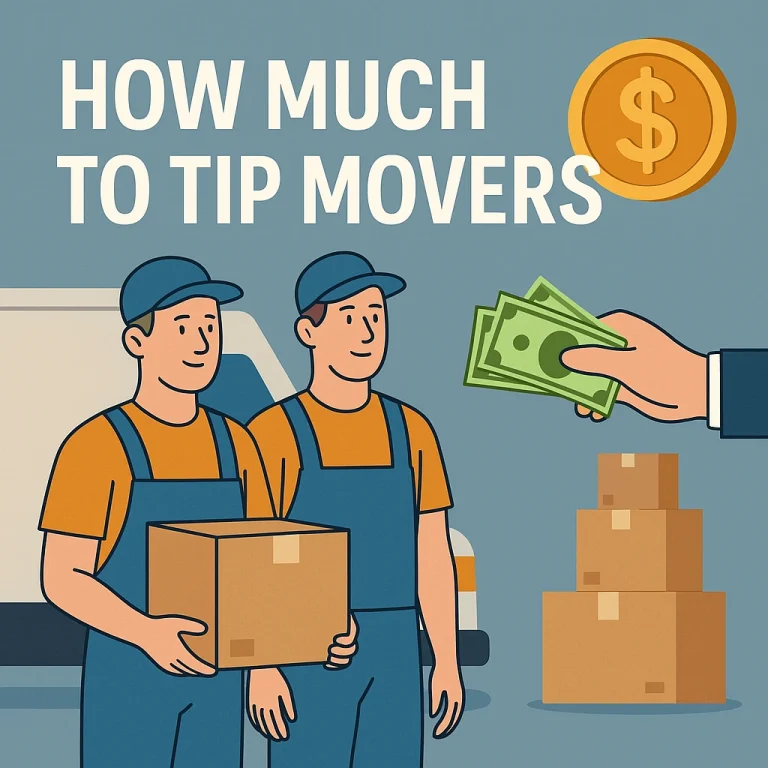 How much to tip movers