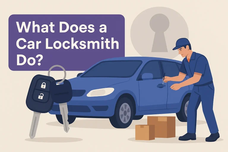 What does a car locksmith do