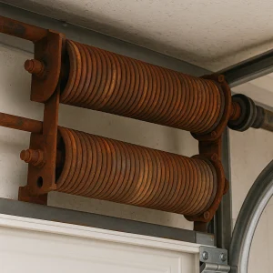 rusted garage door springs